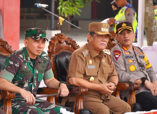 Wabup Hadiri Apel Gelar Pasukan Ops Ketupat Toba 2023 di Polresta Deli Serdang