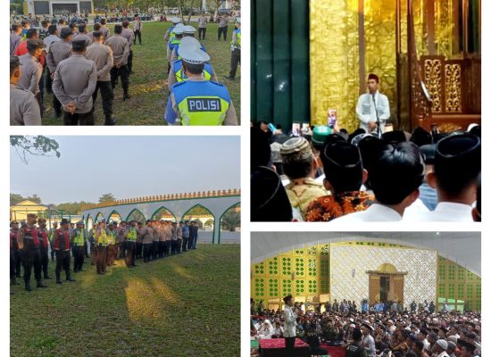 Polresta Deli Serdang Amankan Tabligh Akbar UAS di Masjid Agung Pemkab Deli Serdang