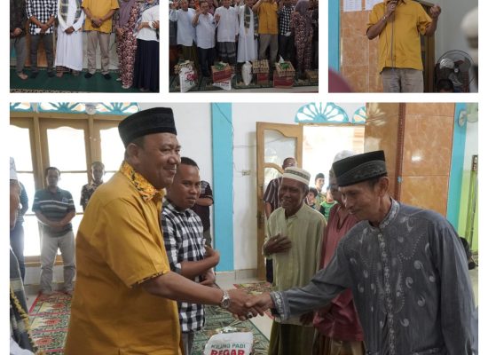 Ratusan Paket Sembako Dibagikan PKS Mulia Tani Jaya, Afandin Ajak Warga Bersyukur