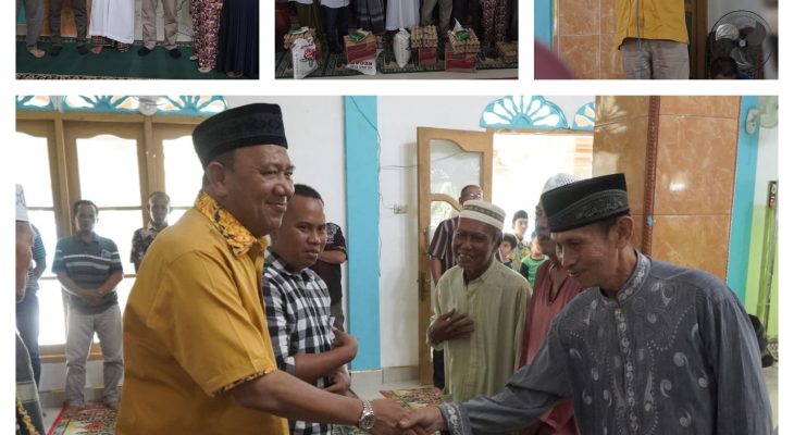Ratusan Paket Sembako Dibagikan PKS Mulia Tani Jaya, Afandin Ajak Warga Bersyukur