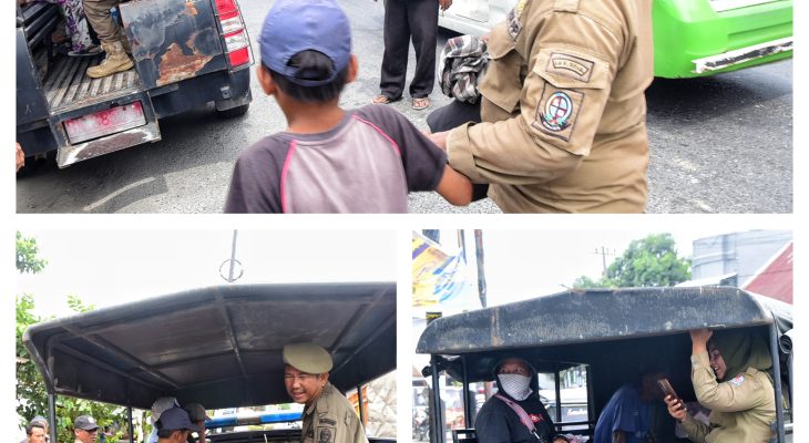 Tim Gabungan Pemkab Deli Serdang Jaring 15 Gepeng