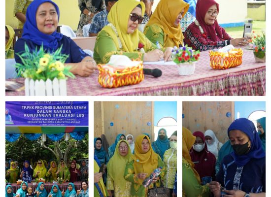Tim Evaluasi TP PKK Provsu Kunjungi Desa Perkebunan Bukit Lawang Bahorok