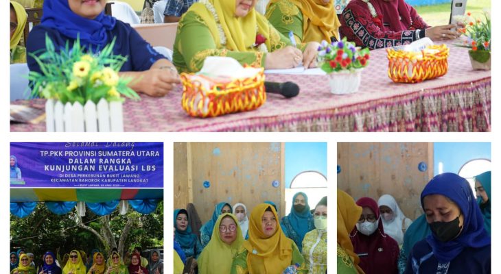 Tim Evaluasi TP PKK Provsu Kunjungi Desa Perkebunan Bukit Lawang Bahorok