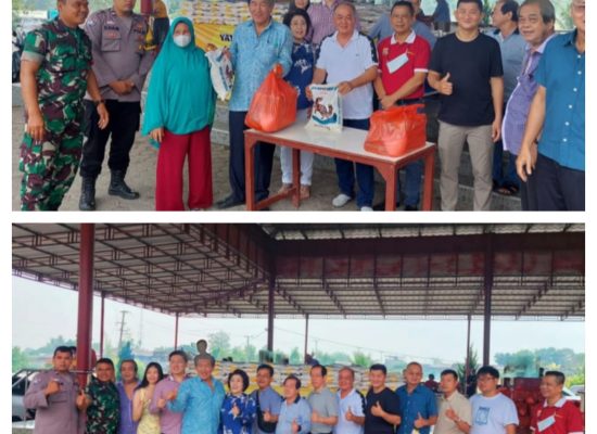 Yayasan Sosial Marga Raja Bagikan 300 Paket Sembako kepada Warga Kurang Mampu