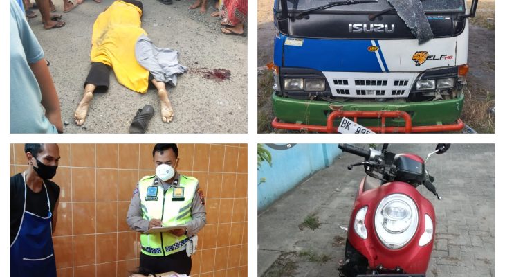 Diseruduk Truk Barang Si Cewek Tewas, Cowoknya Cuma Luka Ringan