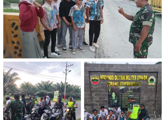 Prajurit Kodim 0204/DS Cegah Tawuran Antar-Kelompok Pelajar di Perbaungan Usai UAS