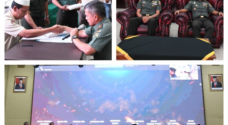 Optimasi Infaq, Sedekah, Zakat dan Donasi Prajurit, Pangdam I/BB Launching Aplikasi Kibar Peduli