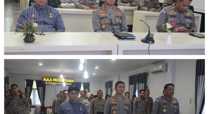 Kapolrestabes Medan Pimpin Rapat Lintas Sektoral Jelang Lebaran