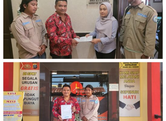 Yayasan Mapel Indonesia Dampingi Warga Wonosari Laporkan PT Dinamika Firindo Nusantara ke Polresta Deliserdang