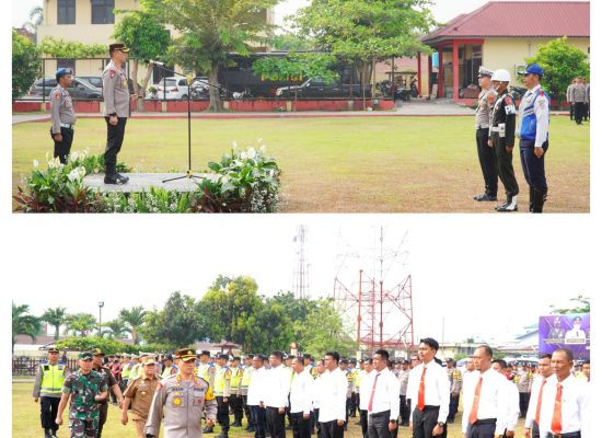 Kombes Irsan Pimpin Apel Gelar Pasukan Ops Ketupat Toba 2023