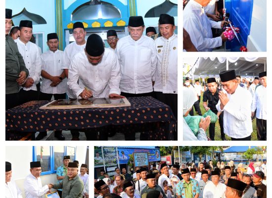 Bupati Resmikan Dua Kelas Baru dan Hadiri Silaturahmi dengan Masyarakat Percut Sei Tuan