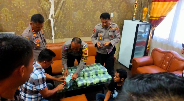Operasi Ketupat Toba 2023, Unit Lantas Polres Sergai Bongkar Penyelundupan 28 Kilo Sabu di Jalan Medan – Tebing Tinggi