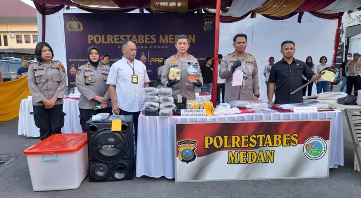Polrestabes Medan Sikat 342 Bandit Jalanan Dalam Kurun Waktu Sebulan