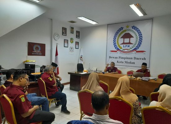 DPD LPM Kota Medan Laksanakan Persiapan Rapat Kerja Daerah