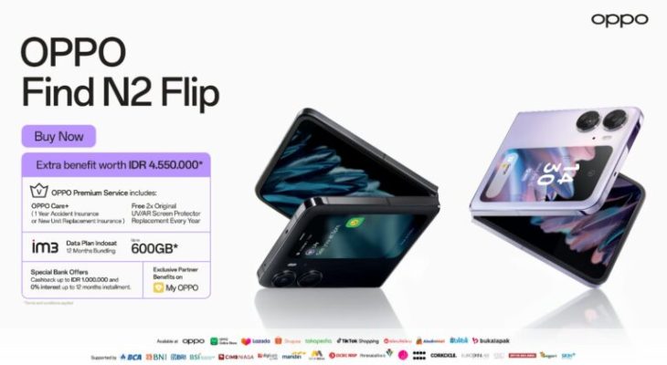 Resmi Hadir di Indonesia, OPPO Find N2 Flip Tetapkan Standar Baru HP Lipat dengan Teknologi dan Fitur Terbaik