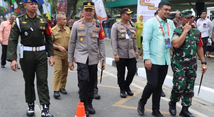 Kapolrestabes Medan Kawal PAM Kunjungan Presiden RI