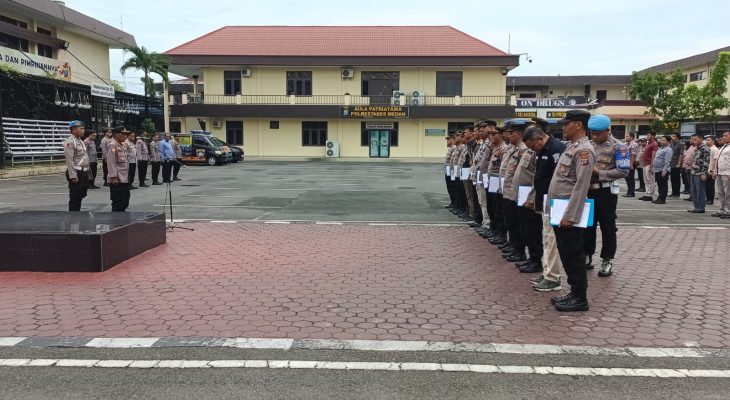 Polrestabes Medan Gelar Operasi Mantap Brata, Amankan Pemilu 2024