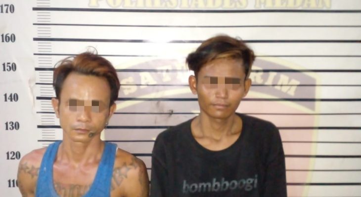 Polsek Percut Sei Tuan Tangkap Dua Pencuri Yang Resahkan Warga