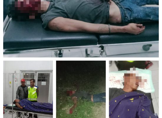 Tersambar Kereta Api, Warga Pulo Brayan Berdarah-darah di Batang Kuis