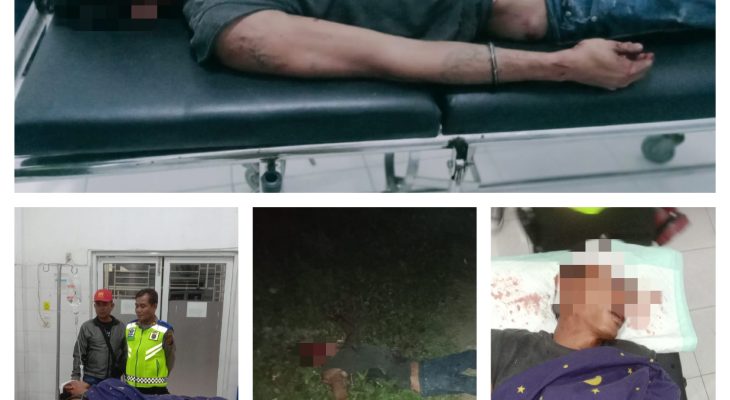 Tersambar Kereta Api, Warga Pulo Brayan Berdarah-darah di Batang Kuis
