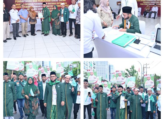 Balon DPD RI Dedi Iskandar Batubara Resmi Mendaftar ke KPU Sumut