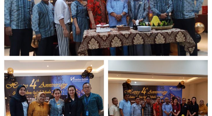 Swiss-Belinn Gajah Mada Medan, Rayakan Happy  4 Tahun Anniversary
