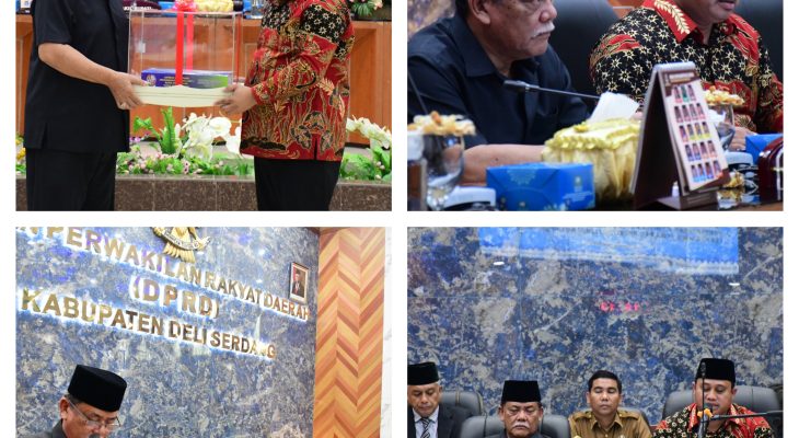 Paripurna LKPj Bupati Deli Serdang TA 2022: Realisasi Pendapatan Daerah Sebesar 89,28 Persen