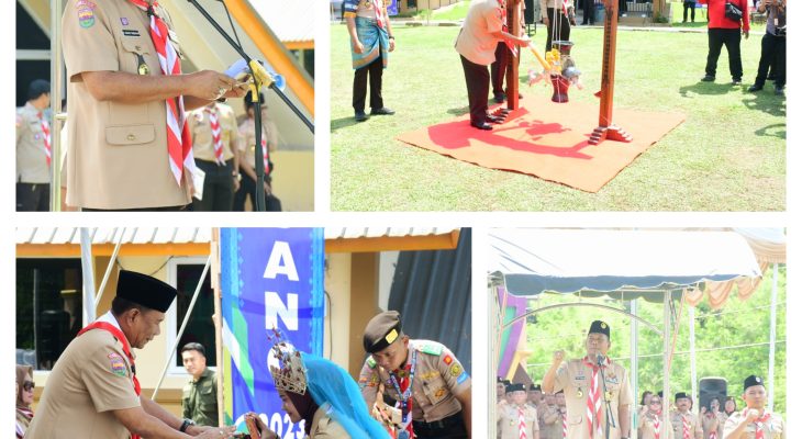 Bupati Buka Perkemahan Raimuna Kwarcab Deli Serdang