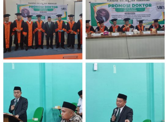 Ketua DPC PPP Deli Serdang, Misnan Aljawi Sandang Gelar Doktor