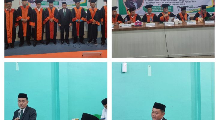 Ketua DPC PPP Deli Serdang, Misnan Aljawi Sandang Gelar Doktor