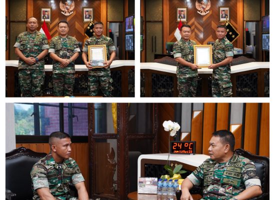 Kasad Beri Penghargaan Prajurit TNI AD Juara Dunia Kempo