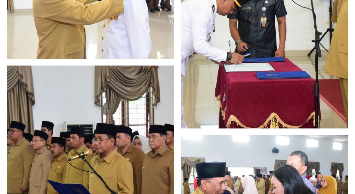 Pelantikan Pejabat Tinggi Pratama Pemkab Deli Serdang Ismail, Satu-satunya Camat yang Promosi Jadi Kepala Dinas