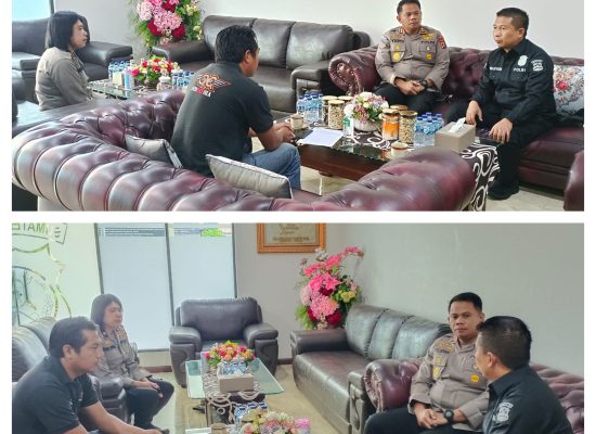 Divisi Humas Polri Survei Pemasangan Videotron di Wilkum Polrestabes Medan