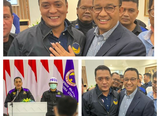 Ketua Garda Nasdem Sumut Bacaleg DPRD Sumut 2, Terimakasih ke Anis Baswedan