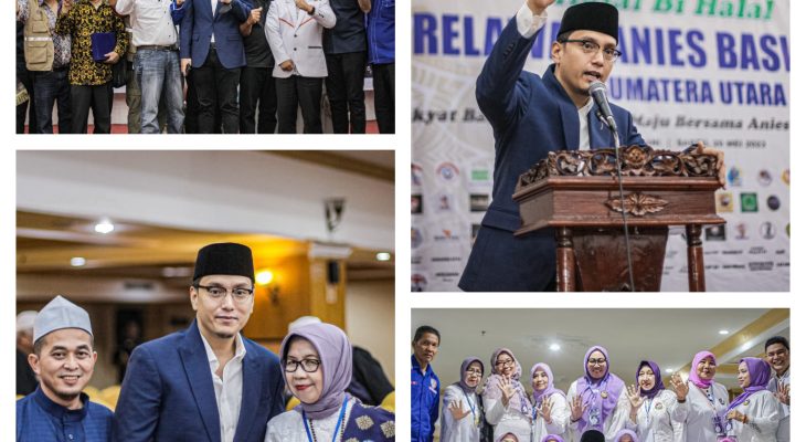 Pengurus DPW Partai NasDem Sumut Hadiri Acara Halal Bihalal yang Digelar Relawan Anies Baswedan se-Sumut