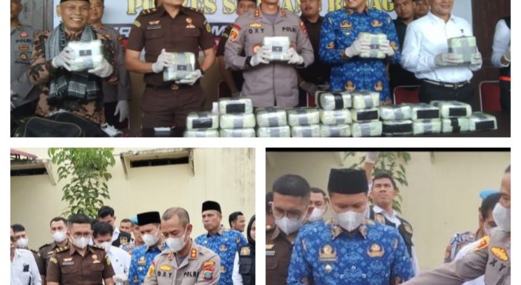 Polres Sergai Musnahkan Sabu Sebanyak 28 Killogram