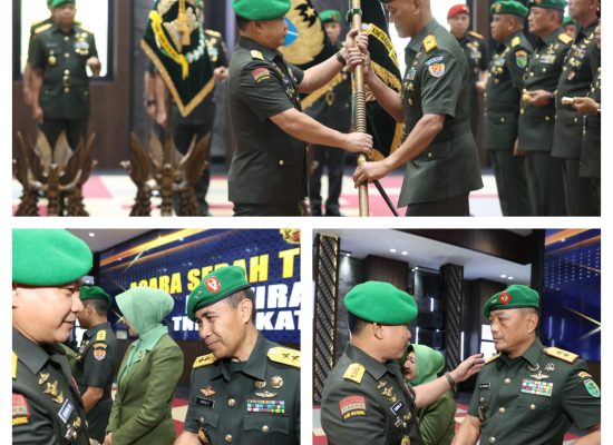 Kasad Pimpin Serah Terima Enam Jabatan Strategis di TNI AD
