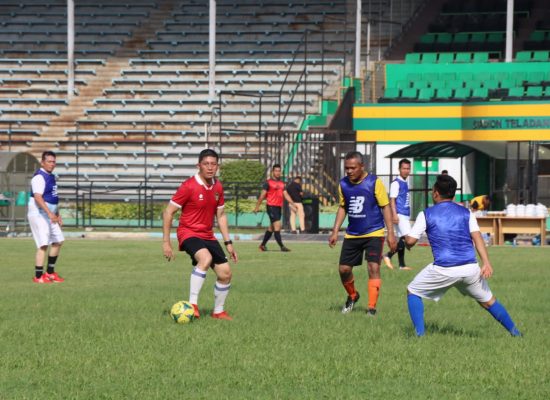 Laga Persahabatan Sepakbola Polrestabes Medan vs Jurnalis, Skor Akhir 5-3