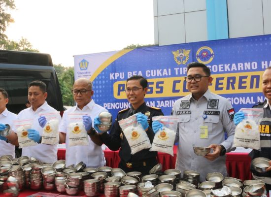 Bea Cukai dan Polri Gagalkan Penyelundupan 12.172 Gram Sabu yang Disembunyikan Pada Rongga Mangkuk