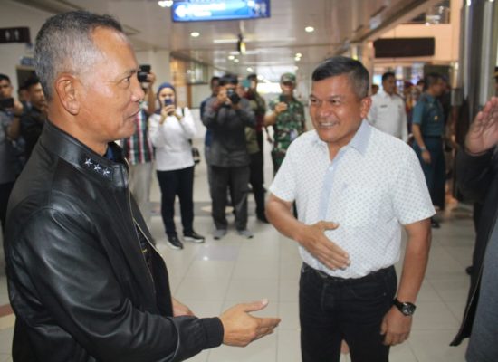 Pangdam I/BB Sambut Irjenad dalam Rangka Wasev TMMD Ke-116 di Wilayah Korem 033//WP Kepri