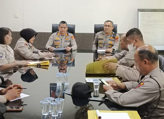 Subdit Binanecpolsus Ditbinpotmas Polri Sosialisasi Peraturan Polri No.9 Tahun 2021 di Polrestabes Medan