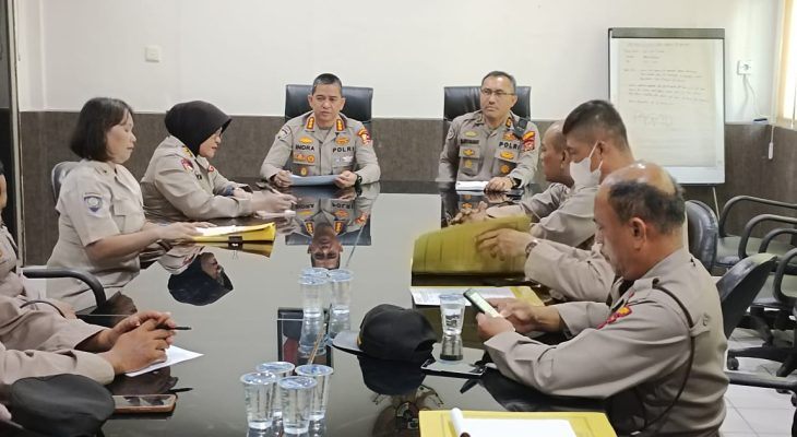 Subdit Binanecpolsus Ditbinpotmas Polri Sosialisasi Peraturan Polri No.9 Tahun 2021 di Polrestabes Medan