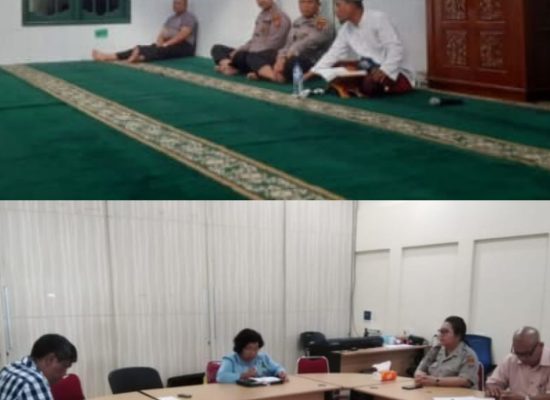 Polrestabes Medan Gelar Binrohtal kepada Personel Beragama Islam dan Nasrani