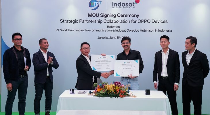 Guna Mempercepat Pertumbuhan Bisnis Seluler, Indosat dan OPPO Indonesia Jalin Kemitraan Strategis