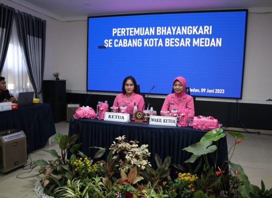 Digelar di Mapolrestabes Medan, Ketua Bhayangkari Cabang Medan : Dukung Penuh Pelaksanaan Tugas Suami