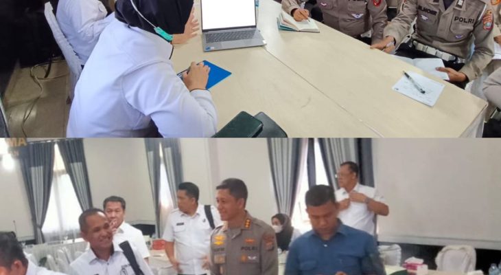 Polrestabes Medan Sambut Kunker Tim Itwasum Polri, Kombes Valentino :  Audit Pemeriksaan Tidak Ingin Jadi  Monumen