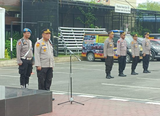Kabag Log Restabes Medan Pimpin Apel, Ini Pesannya Jelang HUT 77 Bhayangkara