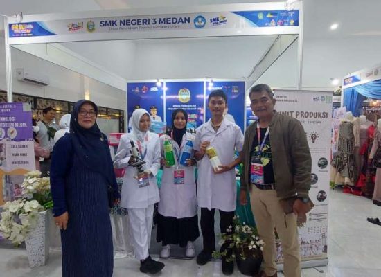 PRSU ke 49 Tahun, SMK Negeri 3 Medan Pamerkan Produk Unggulan