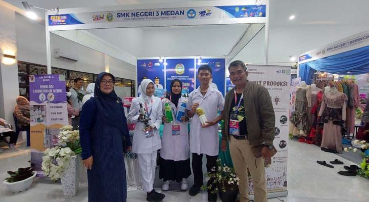 PRSU ke 49 Tahun, SMK Negeri 3 Medan Pamerkan Produk Unggulan