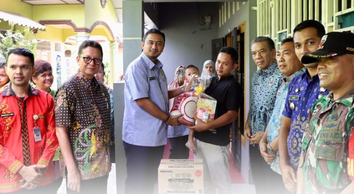 Wakil Walikota Binjai Kunjungi Rumah Anak Stunting dan Ibu Hamil, Disertai Pemberian Bantuan